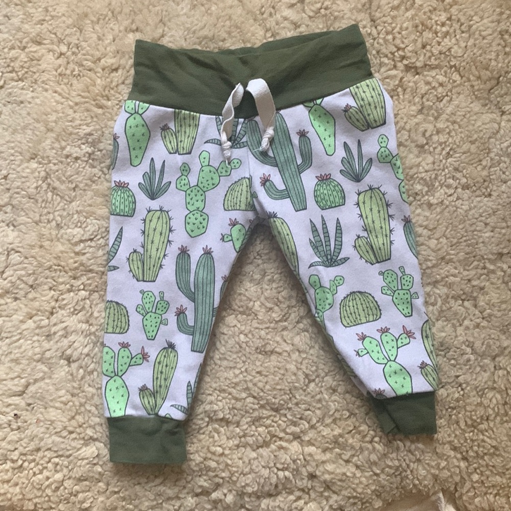 Kinder Sprouts Cactus Joggers 100% organic cotton
